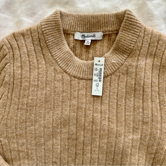 Madewell Anguila Crew Neck Slim Pullover Sweater - Picture 5 of 6